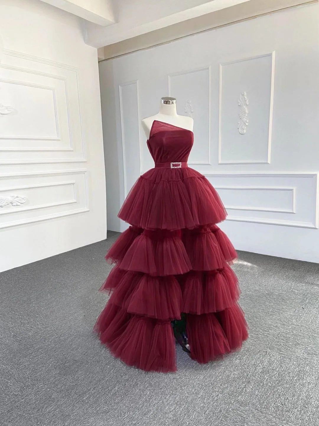 Feishiluo Women's Modern Evening Prom Dress Chapel Wholesale Soft Tulle Party Gown Lace Embroidery Decorations Wedding Dresses