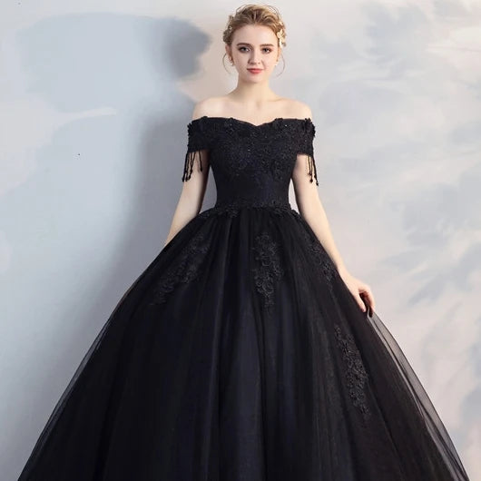 Wholesale Feishiluo Modern Off-Shoulder Lace Sweetheart Neckline A-Line 100% Polyester Evening Dress Women Floor Length