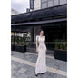 Elegant Lace Bodycon Maxi Dress for Wedding Guests-Available in Wholesale
