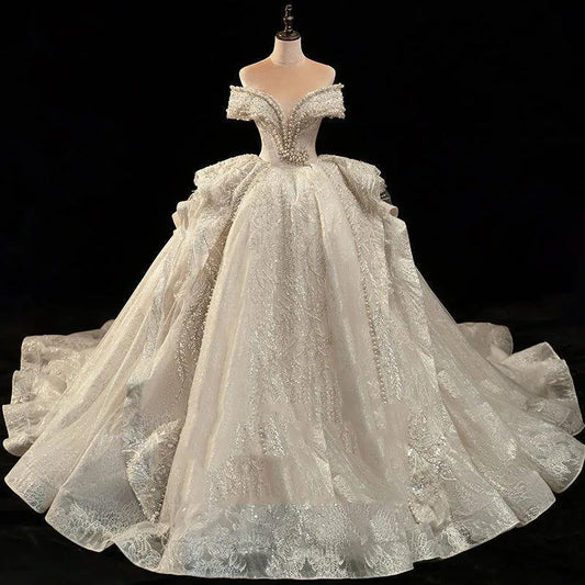 Wedding Dress  V Neck Sexy Designer Plus Size Bridal Dress Wedding Dresses Ball Gowns Princess