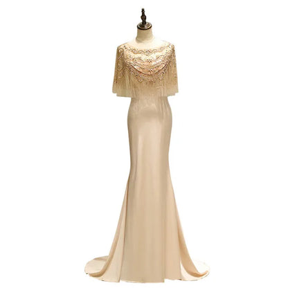 2023 Formal Evening Women Dresses Party Elegant Dinner Dress Party Lady Debut Gown Evening Dresses Tailed Dress