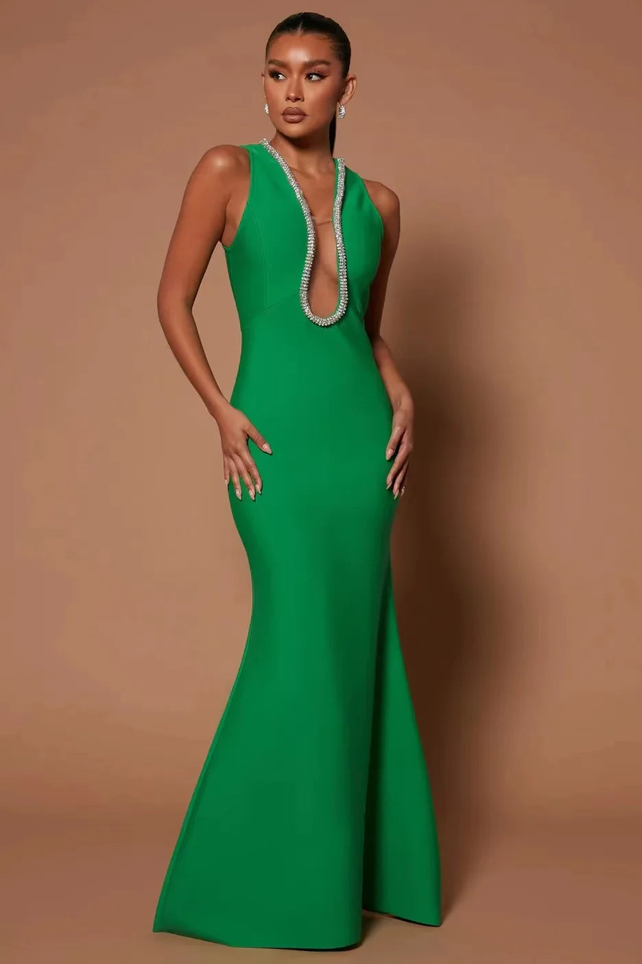 Factory Clearance Elegant Women Dress Fashion Clothing Sexy Dresses Night Crystal Dress Women Rhinestone Dresses Women