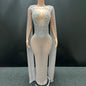 Novance Y3764-B Trending Womens Clothing 2024 Club Dress for Women Sexy Party Formal Luxury Sleeveless Rhinestone Clothing Women