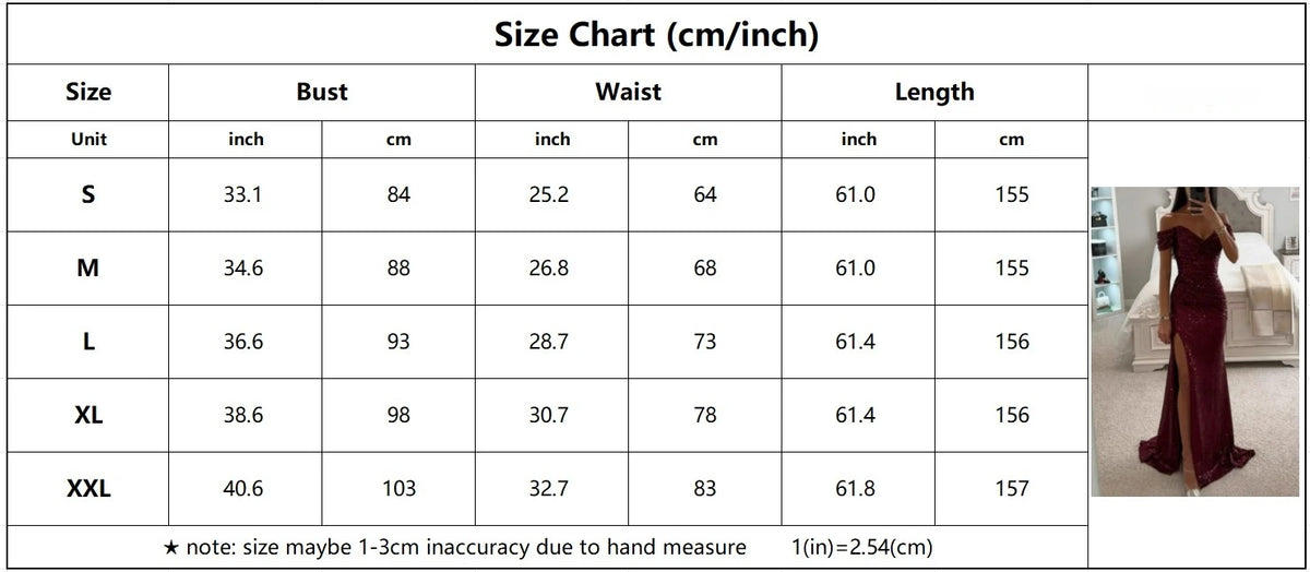 Women's Gold Mermaid Sequined Evening Party Dress Bling Prom Gown Off Shoulder Formal Wear for Summer Seasons Long Dress