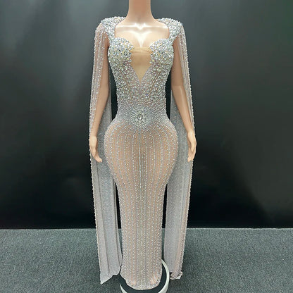 Novance Y3764-B Trending Womens Clothing 2024 Club Dress for Women Sexy Party Formal Luxury Sleeveless Rhinestone Clothing Women