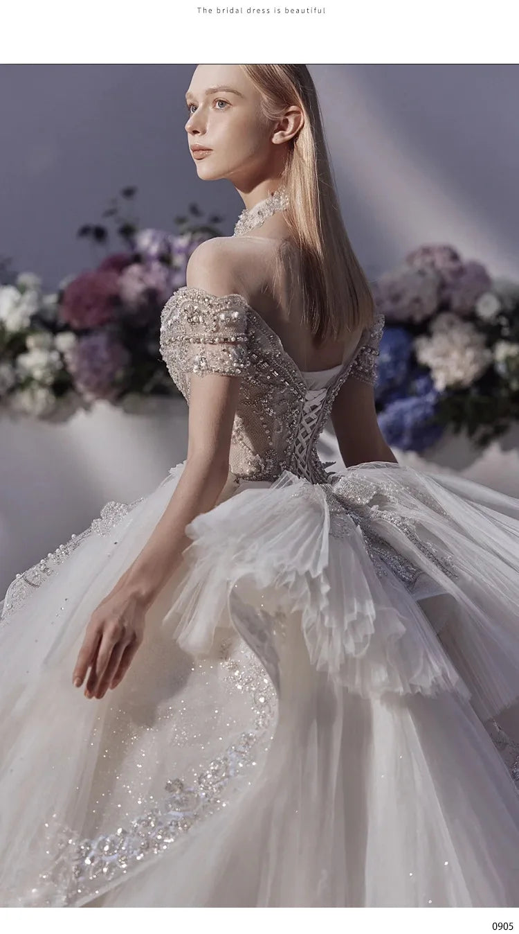 NEW ARRIVAL Beaded Weeding Dresses Women Wedding Dresses 2024 Elegant a Line Wedding Dress