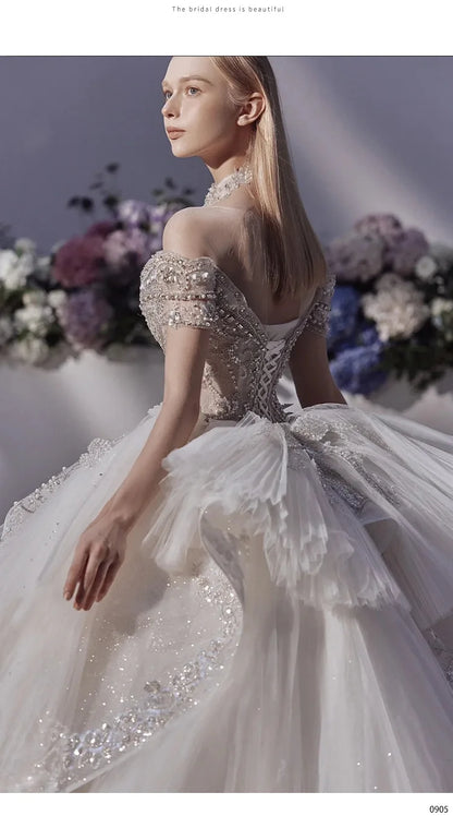 NEW ARRIVAL Beaded Weeding Dresses Women Wedding Dresses 2024 Elegant a Line Wedding Dress
