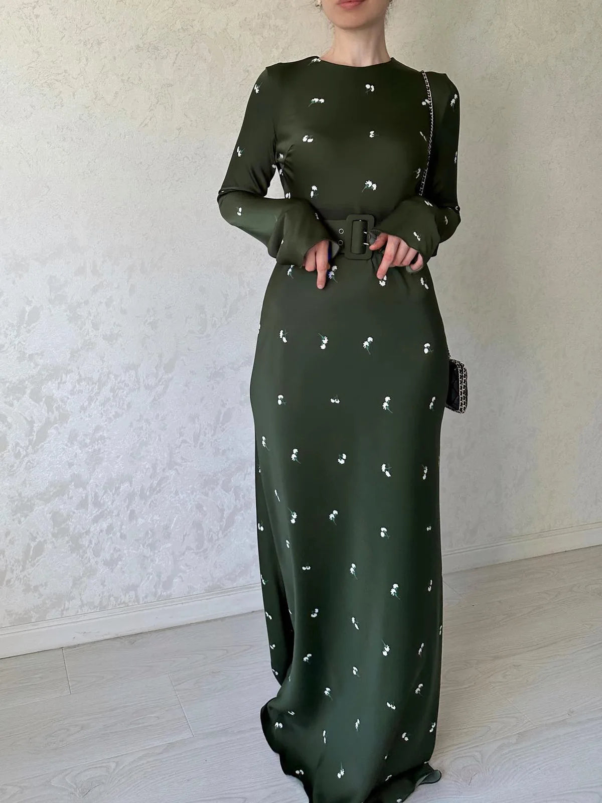Eid Jersey Solid Modest Under Abaya Dubai 2024 Palestine Women Islamic Clothing Muslim Kaftan Inner Dresses Robe Femme Musulmane