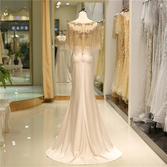 2023 Formal Evening Women Dresses Party Elegant Dinner Dress Party Lady Debut Gown Evening Dresses Tailed Dress