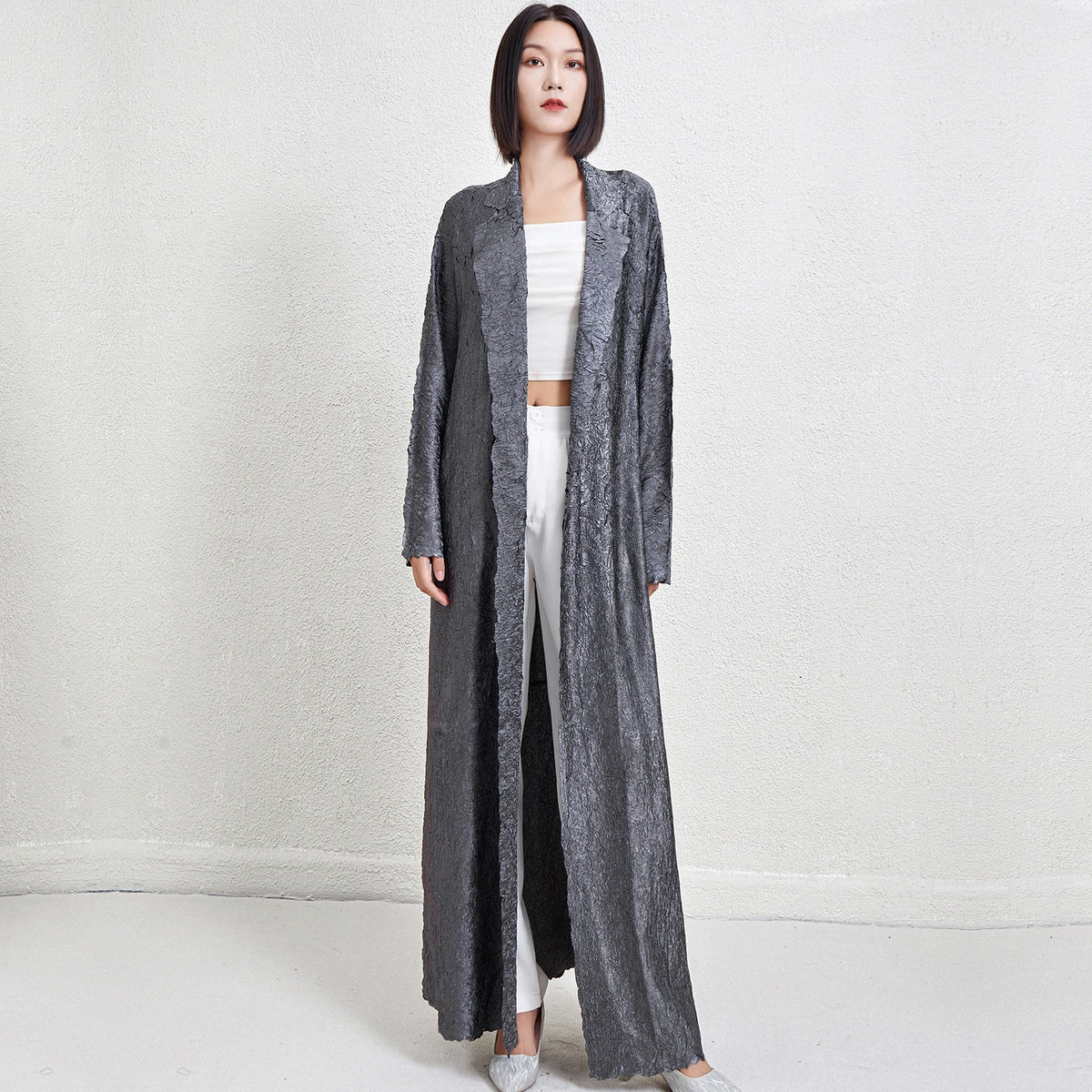 Fast Shipping 2024 Latest Abaya Designs Pleated Polyester Fabric Abaya for Women Casual High Quality Abaya