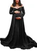 2021 European Polyester/ Cotton Pregnant Women's V-neck One-piece Dress for Photography