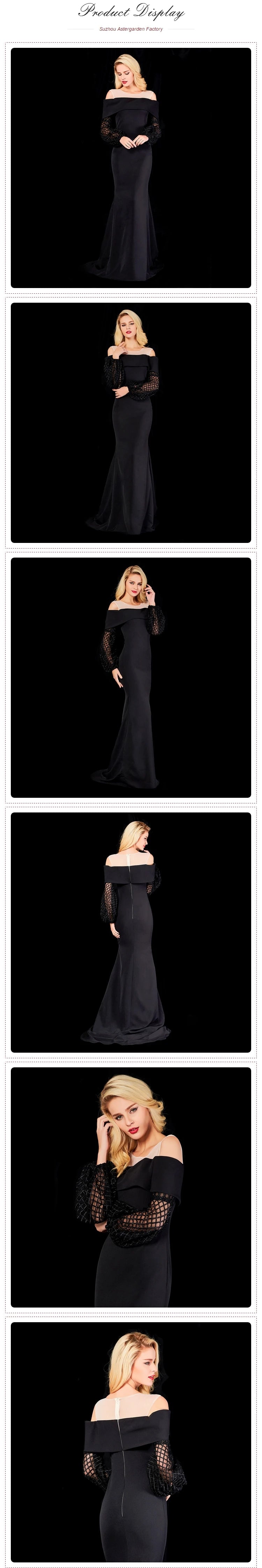 Abiti Da Festa 2023 New Style Prom Dresses Evening Gowns Manual Round Neck Sexy Perspective Fishtail Prom Dresses Evening Dress