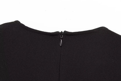 Women's new fashion split midi dress retro O-neck sleeveless women's fashion dress Vestidos Mujer