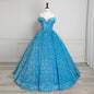 Elegant Modern One-Shoulder Bridal Wedding Dress Lace-up Tutu Skirt Adults Sleeveless Ball Gown Color Changing Sequin Prom Gown