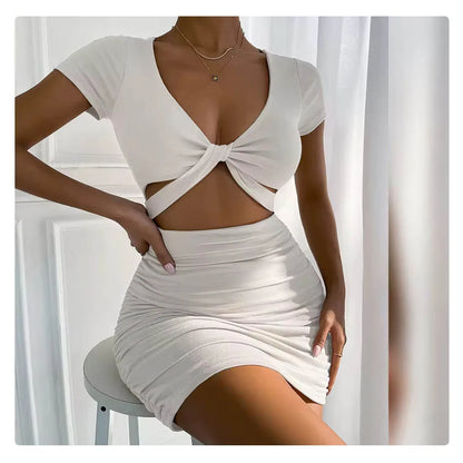 2026  Bodycon Dresses Club Party Ladies Sexy Solid Dress Bandage Tights Bodycon Ladies