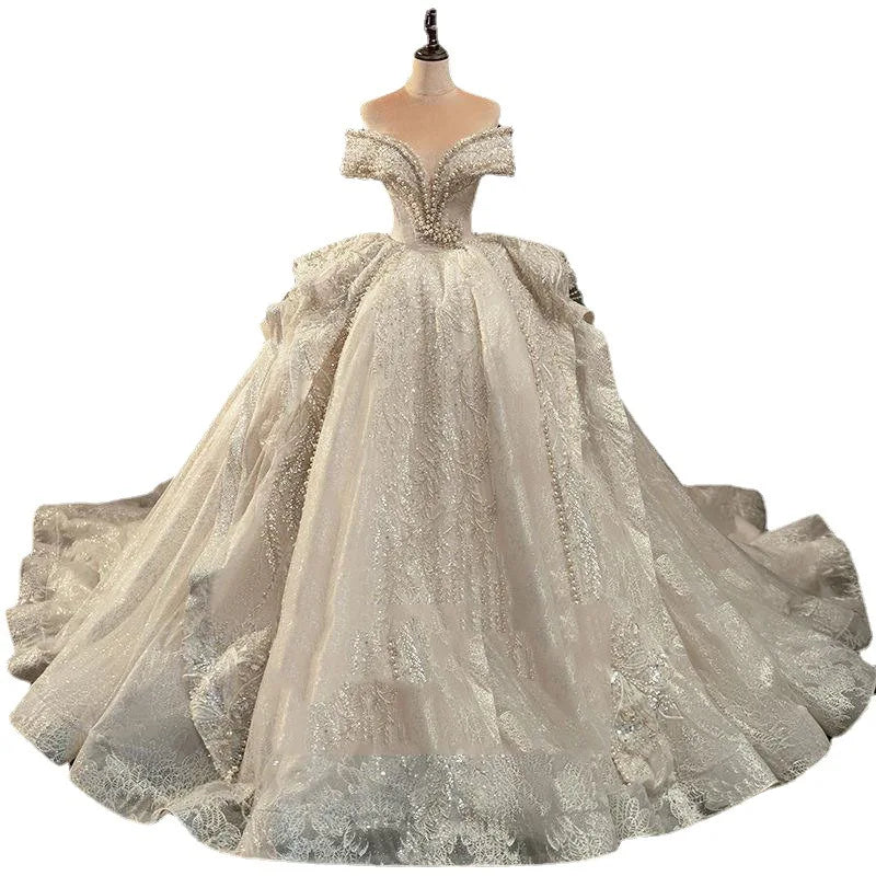 Wedding Dress  V Neck Sexy Designer Plus Size Bridal Dress Wedding Dresses Ball Gowns Princess