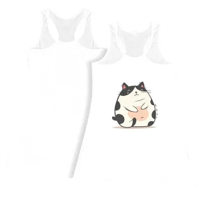 USA Stock Quick Shipping Racerback Tank Dress Front Print Polyester Cotton Comfortable Summer Spring Autumn