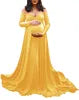 2021 European Polyester/ Cotton Pregnant Women's V-neck One-piece Dress for Photography