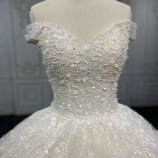9417 Wholesale Custom Made Latest Style Bridal Luxury Exquisite Wedding Dress