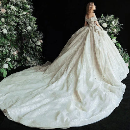 Wedding Dress  V Neck Sexy Designer Plus Size Bridal Dress Wedding Dresses Ball Gowns Princess