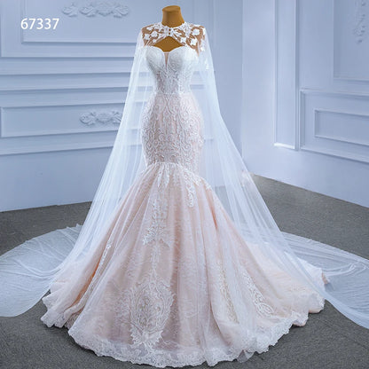 Jancember RSM67337 Newest  Pink Sweetheart Elegant Draped Sleeveless Ball Gown Wedding Gowns Dress Bridal