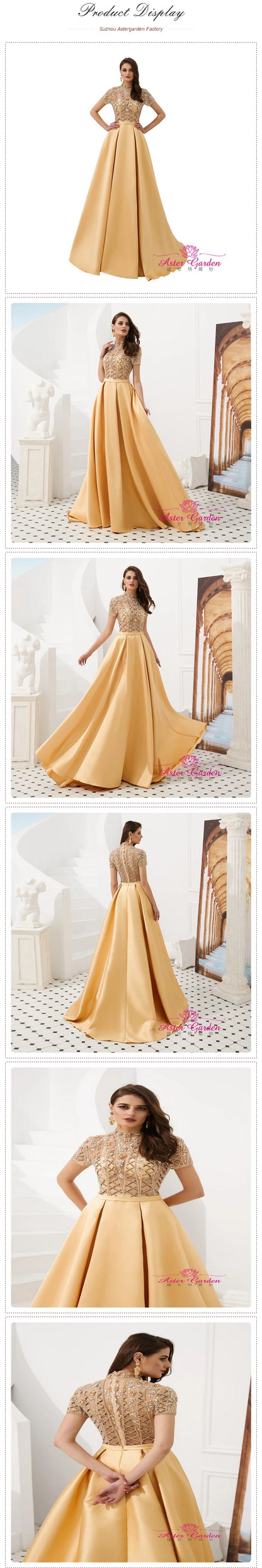 A-Line Wedding Beading Pearls Party Dresses 2023 New Floor Length Bridal Evening Gowns Stain Prom Dresses Party Evening Dress