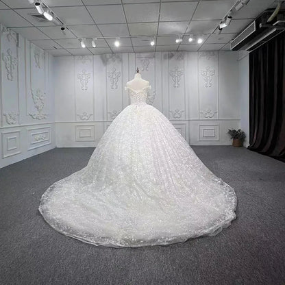 9417 Wholesale Custom Made Latest Style Bridal Luxury Exquisite Wedding Dress