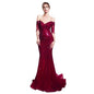 Red Color Western Party Wear Dress Sweetheart  Evening Dress Mermaid Long Lady Prom Dresses  PE24-1