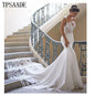 Sexy Sheer Lace Appliques Spaghetti Straps Mermaid Wedding Dress With Counrt Train Sleeveless Bridal Gowns Vestido De Novia 2025
