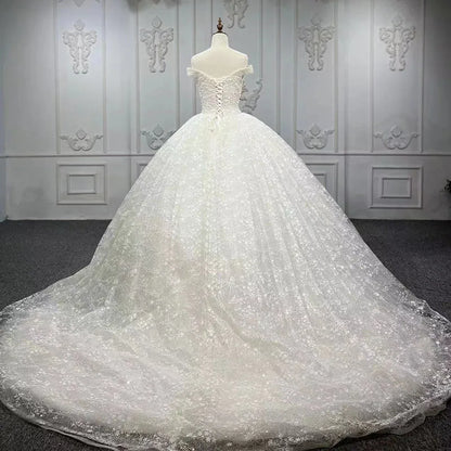 9417 Wholesale Custom Made Latest Style Bridal Luxury Exquisite Wedding Dress