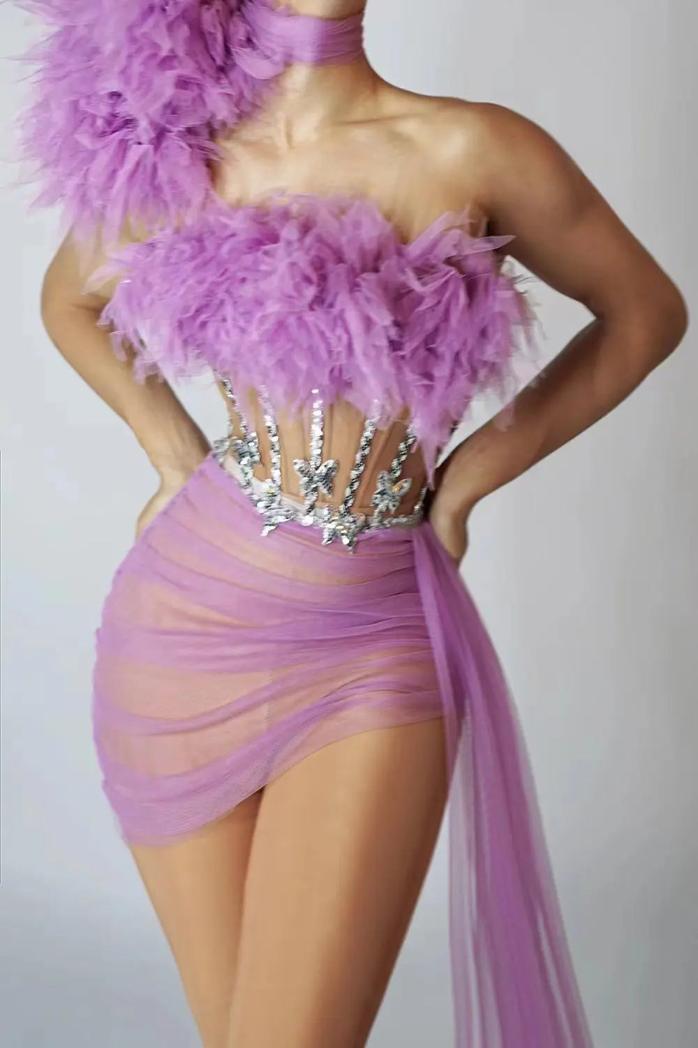 Vestidos Mujer Sexy See Through Mesh Ruffles Strapless Short Birthday Prom Dress Lady Women Elegant Formal Party Evening Dresses