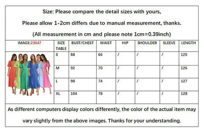 Women 2024 Puff Sleeve Deep V Neck Long Dresses Summer for Woman Sexy Green Women's Dress Summer Royal Blue