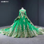 Jancember RSM66949 Luxury Colorful Night Prom Evening Party Plus Size Wedding Dress