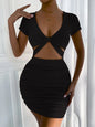 2026  Bodycon Dresses Club Party Ladies Sexy Solid Dress Bandage Tights Bodycon Ladies