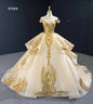 Feishiluo Luxury A-Line Wedding Dress Off-Shoulder Crystal Sequins Floral Lace Appliques Brush Train V-neck 100% Polyester OEM