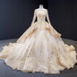 Jancember RSM66949 Luxury Colorful Night Prom Evening Party Plus Size Wedding Dress