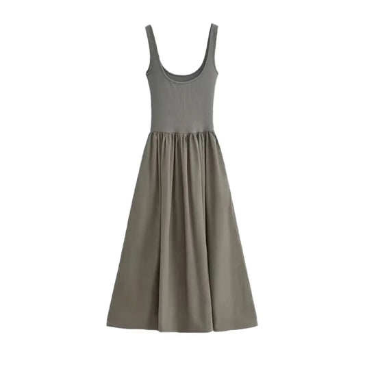 Nice Women's Dress Summer Beach Casual Elegant Breathable Long Dresses Woman Elegant Plain Dresses for Women