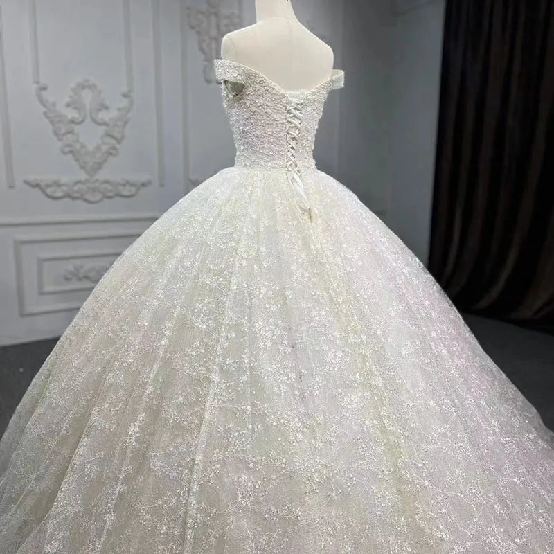 9417 Wholesale Custom Made Latest Style Bridal Luxury Exquisite Wedding Dress