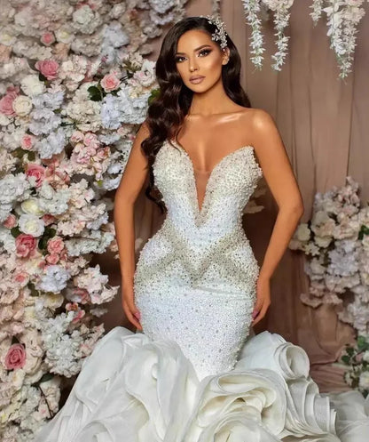 Sleeveless Wedding Dresses Made in China off the Shoulder Wedding Dress Mermaid Sexy Wedding Dresses for Bride 2026