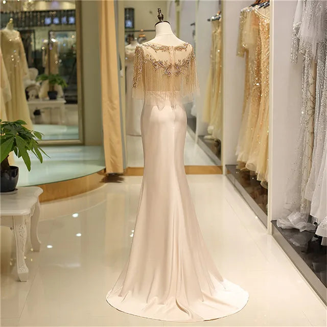 2023 Formal Evening Women Dresses Party Elegant Dinner Dress Party Lady Debut Gown Evening Dresses Tailed Dress