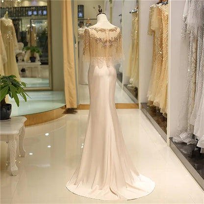 2023 Formal Evening Women Dresses Party Elegant Dinner Dress Party Lady Debut Gown Evening Dresses Tailed Dress