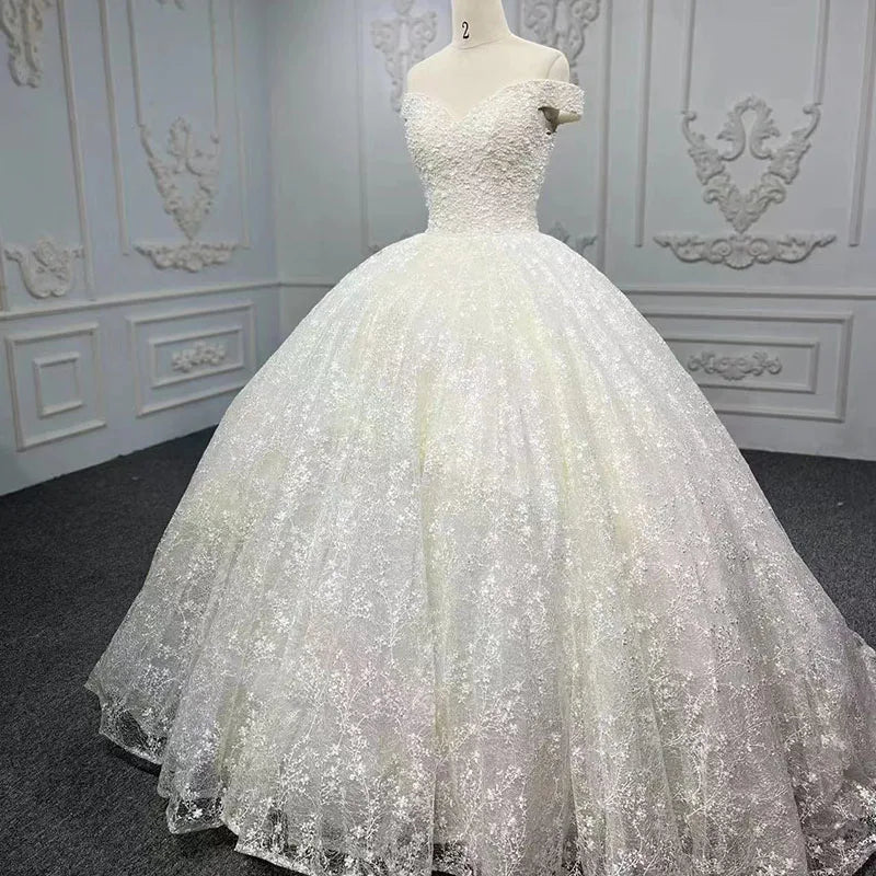 9417 Wholesale Custom Made Latest Style Bridal Luxury Exquisite Wedding Dress