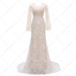 3020# Strapless Beach Boho Wedding Dress Lace Flare Sleeve Sheath Elegant Bridal Gown 2022 Off the Shoulder Sweep Train