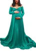 2021 European Polyester/ Cotton Pregnant Women's V-neck One-piece Dress for Photography