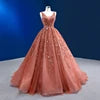 Jancember 222195 Elegant Sleeveless Appliques Evening Dress for Women